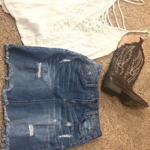 Jean skirt (mini)